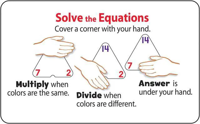 Alt view image 4 of 19 - TREND Multiplication/Division Three-Corner Flash Cards, 8 & Up, 48/Pack