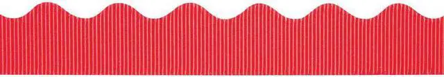 Alt view image 2 of 5 - Pacon Bordette Decorative Border, 2 1/4" X 50' Roll, Flame Red 37036
