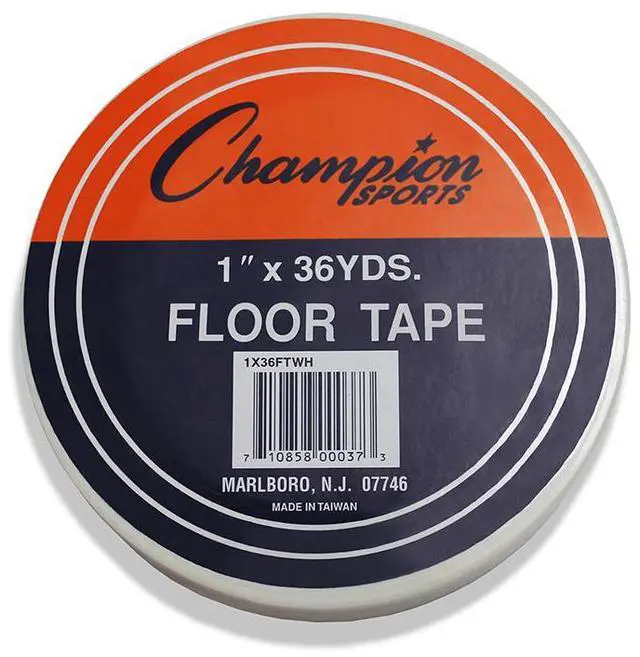 Alt view image 3 of 5 - Champion Sports Floor Tape 1" x 36 yds White 1X36FTWH