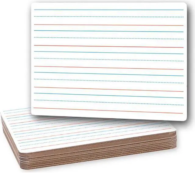 Alt view image 3 of 18 - Double Sided Dry Erase Boards 12Pk 9X12 Class Pack
