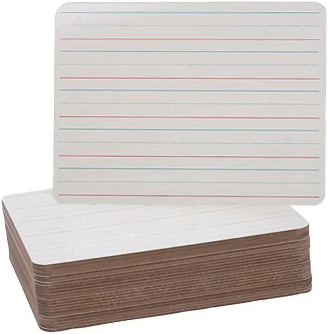 Alt view image 3 of 13 - Double Sided Dry Erase Boards 24Pk 9X12