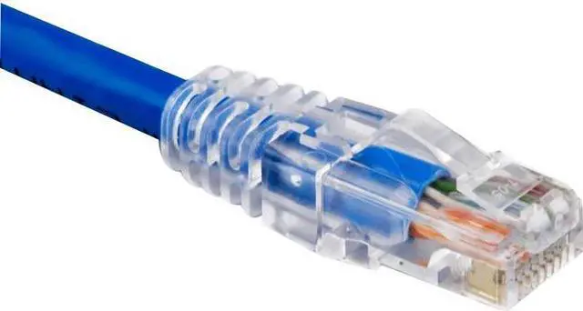 Main image of WELTRON 90-C5ECB-BL-001 1FT CAT 5E BLUERJ45 SNAGLESS NETWORK PATCH CABLE - 1 FT RJ45 M/M CATEGORY 5E 350