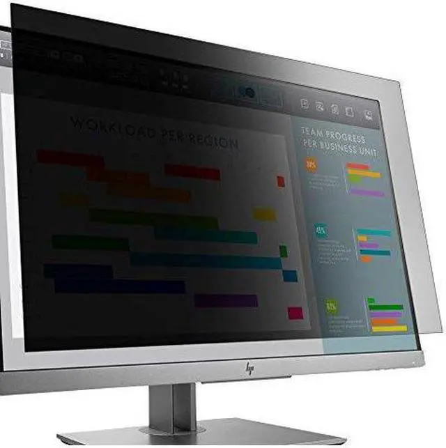 Alt view image 5 of 14 - Targus 4Vu Privacy Screen for HP EliteDisplay E243i - AST037GLZ