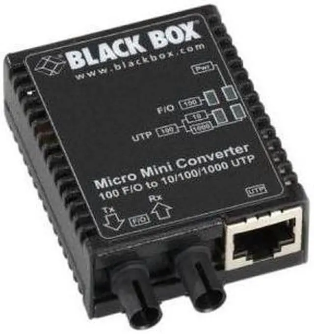 Main image of BLACK BOX LMC402A 10/100BT 100BFX MM 5K SC MEDIA CONVERTER