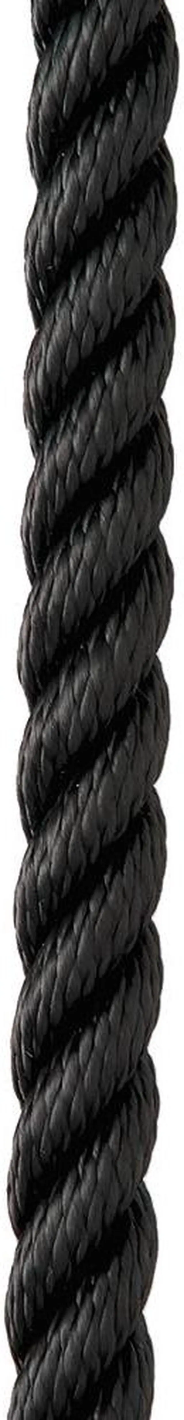 Main image of New England Ropes 3/4" X 35' Premium Nylon 3 Strand Dock Line - Black