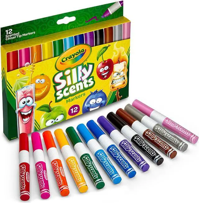 Alt view image 4 of 6 - Crayola Silly Scents 12 Ct Washable Scented Markers