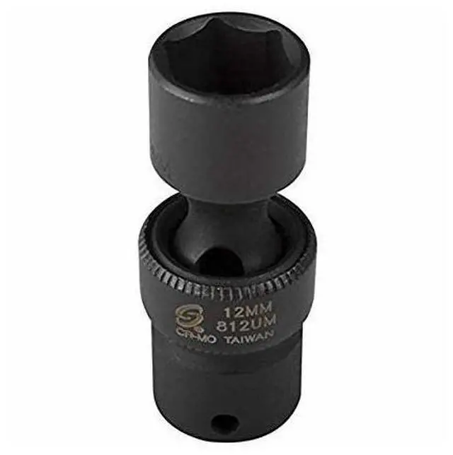 Alt view image 4 of 5 - 1/4" Drive 6 Point Universal Impact Socket 12mm