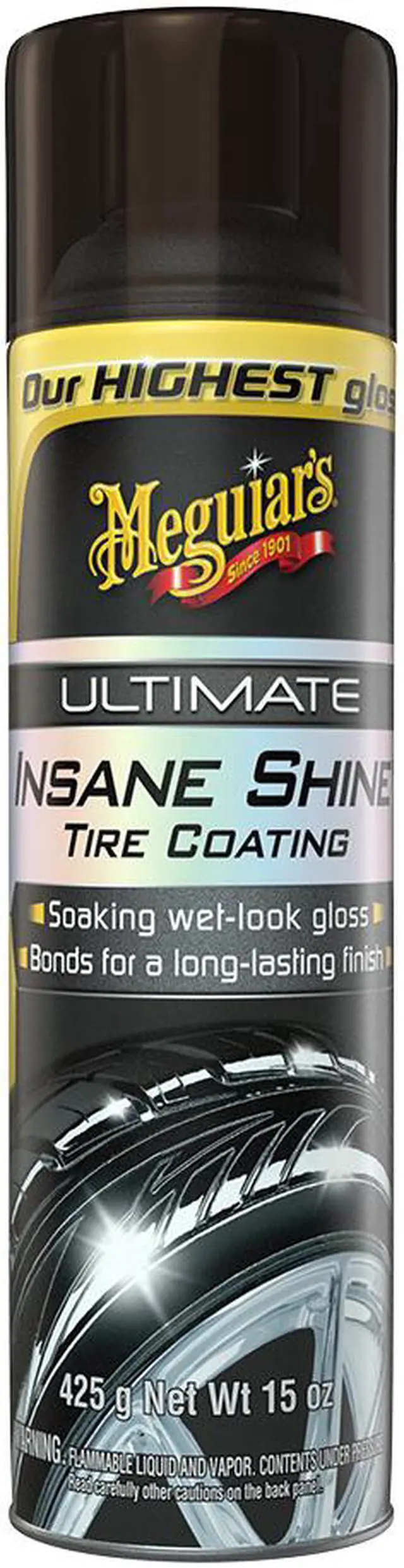 Alt view image 5 of 7 - Meguiar's Ultimate Insane Shine™ Tire Coating - 15oz.