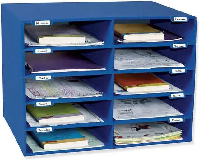 Alt view image 7 of 10 - Pacon Classroom Keepers Classroom Mailbox