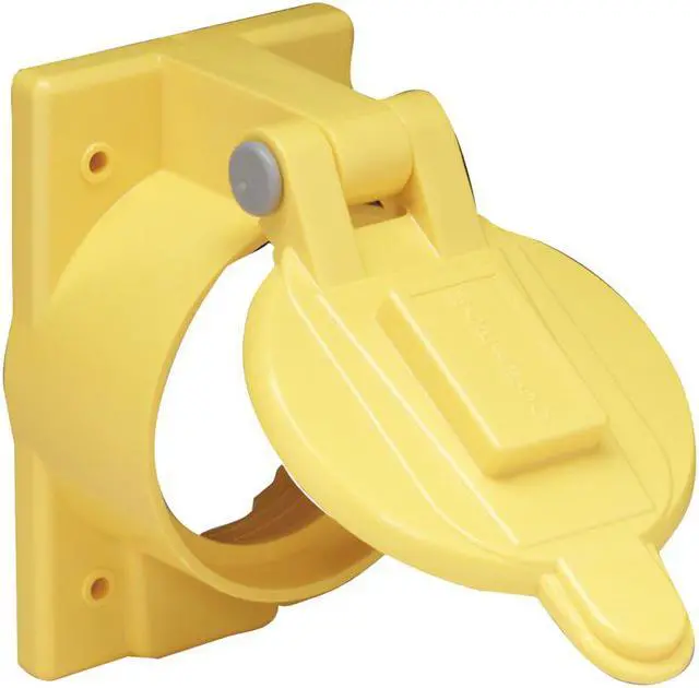 Alt view image 3 of 6 - Marinco 7788CR Weatherproof Cover w/Lift Lid - 50A/125-250V