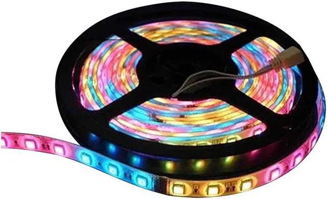 Alt view image 3 of 7 - Lunasea Flexible Strip LED - 5M w/Connector - Red/Green/Blue - 12V