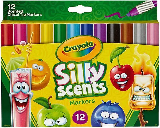 Alt view image 3 of 6 - Crayola Silly Scents 12 Ct Washable Scented Markers