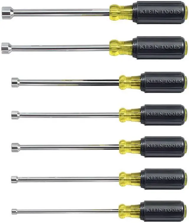 Alt view image 12 of 19 - Klein Tools 409-647 Cushion Grip Nut Driver- Screwdriver