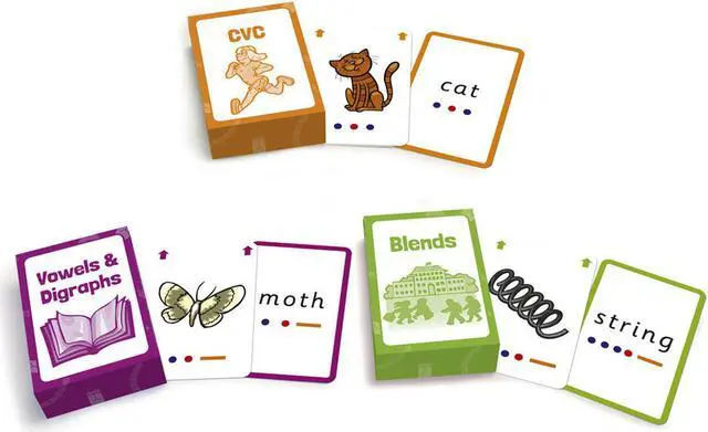 Alt view image 5 of 12 - Junior Learning JRL211 Decoding Flash Cards