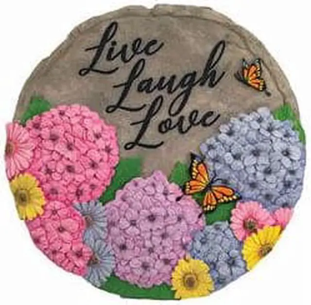 Alt view image 2 of 3 - Spoontiques 13238 9 Stepping Stone Live Love Laugh