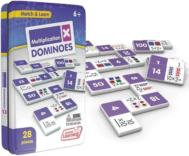 Main image of junior learning multiplication dominoes educational action games
