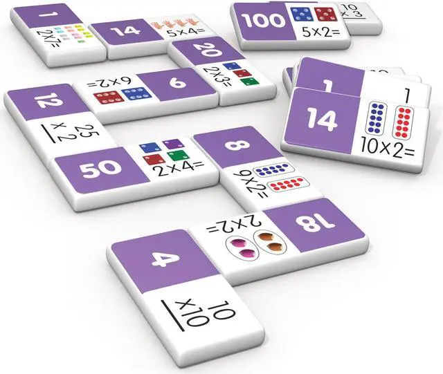 Alt view image 2 of 4 - junior learning multiplication dominoes educational action games