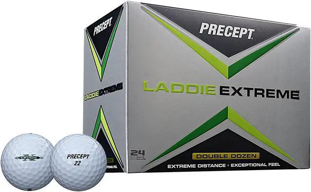 Alt view image 3 of 6 - Bridgestone PLXD4G Bridgestone 2017 Precept Laddie Extreme - Double Dozen White