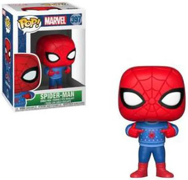 Alt view image 2 of 4 - Funko POP! Marvel: Holiday - Spider-Man with Ugly Sweater - 33983