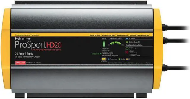 Main image of PROMARINER PROSPORT HD 20 GEN4 20 AMP 2 BANK BATTERY CHARGER
