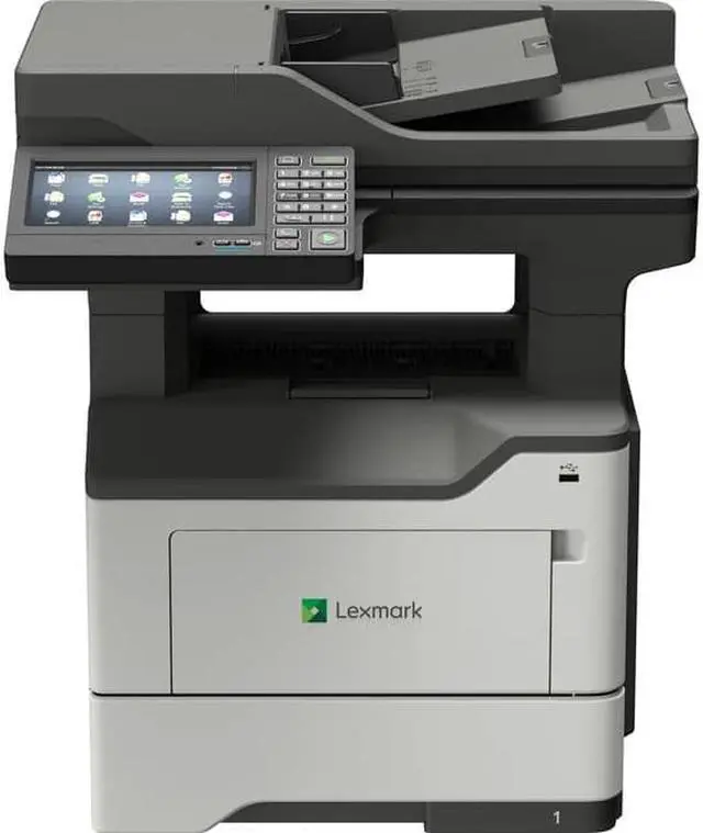 Alt view image 2 of 12 - Lexmark MX620 MX622ade Laser Multifunction Printer - Monochrome - Plain Paper Print - Desktop