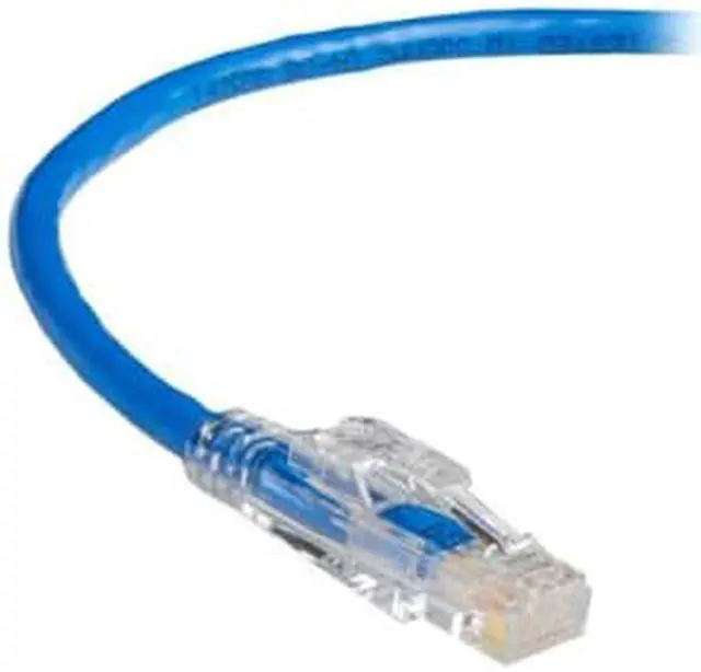 Alt view image 6 of 11 - GigaTrue 3 CAT6 550-MHz Lockable Patch Cable (UTP), Blue, 1-ft. (0.3-m)
