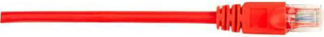 Alt view image 4 of 8 - Black Box CAT5EPC-010-RD Black Box CAT5e Value Line Patch Cable, Stranded, Red, 10-Ft. (3.0-m) - Category 5e for Network Device - Patch Cable - 10 ft - 1 x RJ-45 Male Network - 1 x RJ-45 Male Network