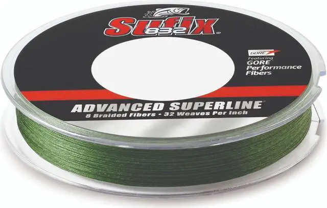 Main image of Sufix 832 Advanced Superline Braided Fishing Line 300 yd 20lb Green