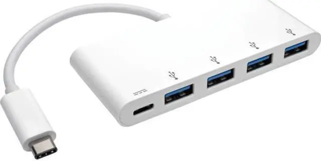 Main image of Tripp Lite 4-Port USB 3.1 USB-C to USB-A Hub w/ USB-C Charging Port 5 Gbps (U460-004-4A-C)