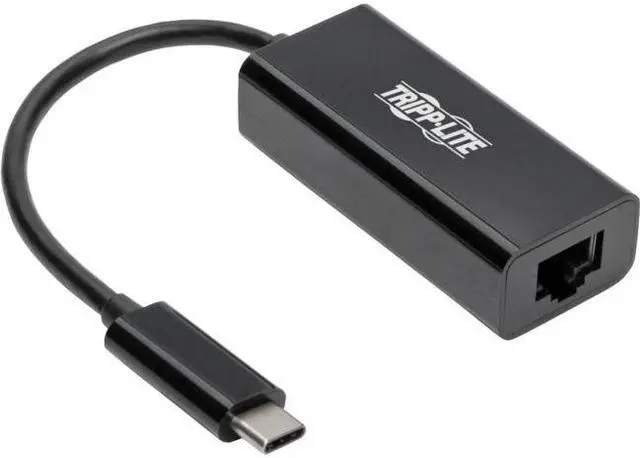 Alt view image 8 of 14 - Tripp Lite USB-C to Gigabit Network Adapter with Thunderbolt 3 Compatibility - Black