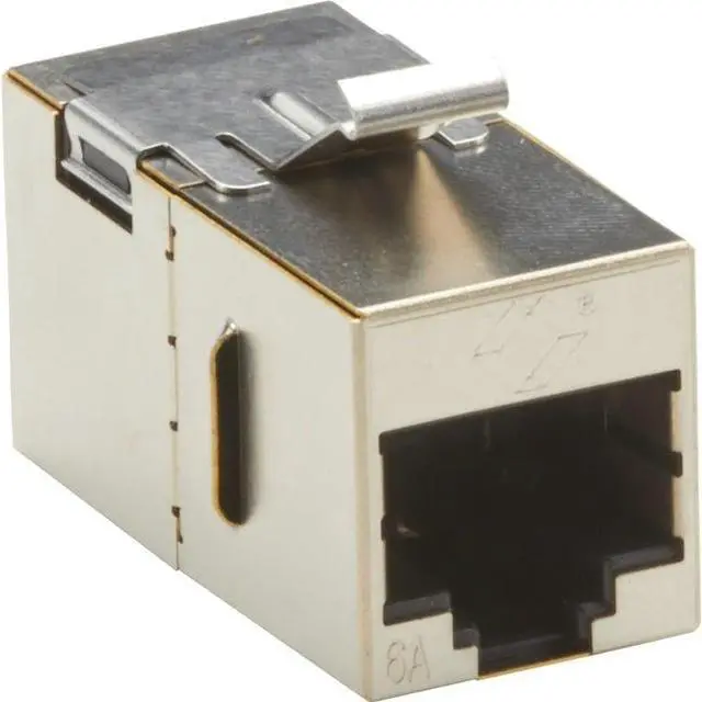 Alt view image 5 of 10 - Black Box C6ACP70S-SV CAT6A Shielded Keystone Coupler