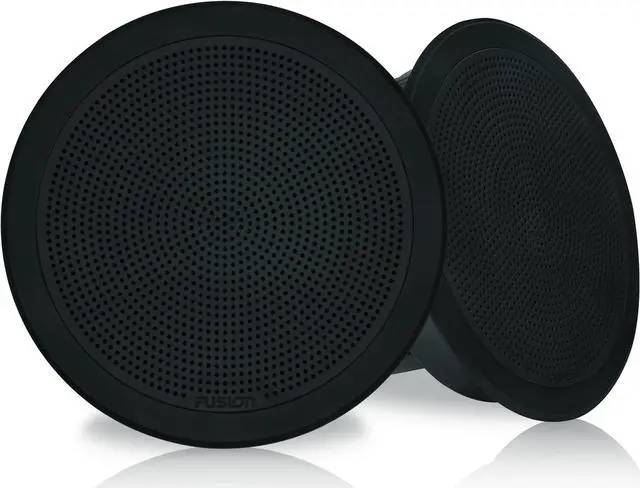 Main image of FUSION FM-F77RB 7 BLACK ROUND FLUSH MOUNT SPEAKERS