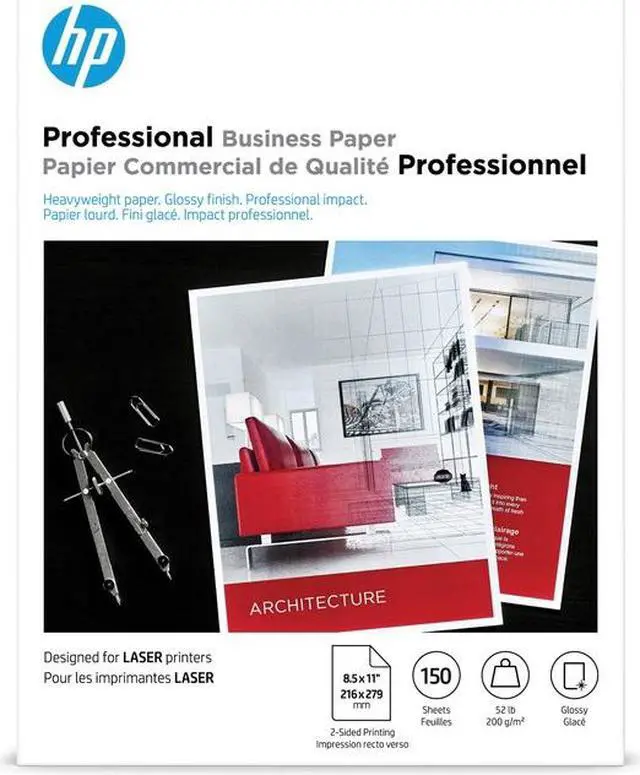 Alt view image 2 of 17 - HP Professional Business Glossy Brochure Paper 4WN10A