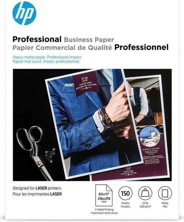 Alt view image 3 of 20 - HP Professional Business Matte Brochure Paper 4WN05A