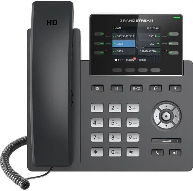 Alt view image 2 of 8 - Grandstream GRP2613 3-Line Gigabit IP Phone