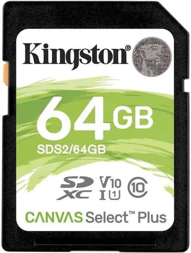 Alt view image 8 of 15 - Kingston Canvas Select Plus - Flash memory card - 64 GB - Video Class V10 / UHS-I U1 / Class10 - SDXC UHS-I