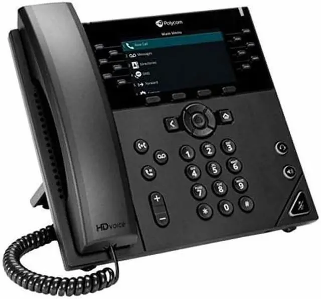 Alt view image 7 of 20 - Polycom 450 IP 12 Line Wall Mountable DeskTop Corded Phone 220048840025