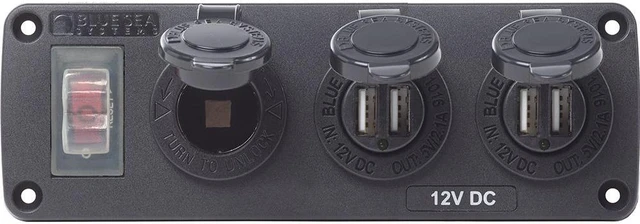 Alt view image 13 of 16 - Exterior Panel, 12VDC Socket & Two USBs