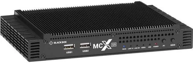 Main image of BLACK BOX MCX-S9-DEC DECODER - 4K60, NETWORK AV, HDMI 2.0, DISPLAYPORT 1.2A, SCALING, USB, 10-GBE COP