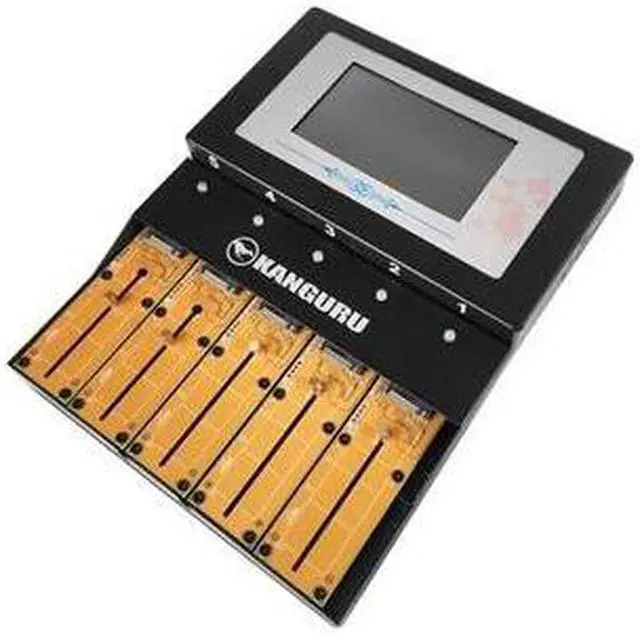 Alt view image 2 of 5 - Kanguru KanguruClone 4 M.2 NVMe SSD Duplicator - Standalone - TAA Compliant - 1 x Source Drive(s) Supported - 4 x Destination Drive(s) Supported - M.2 Drive Interface - USB 2.0