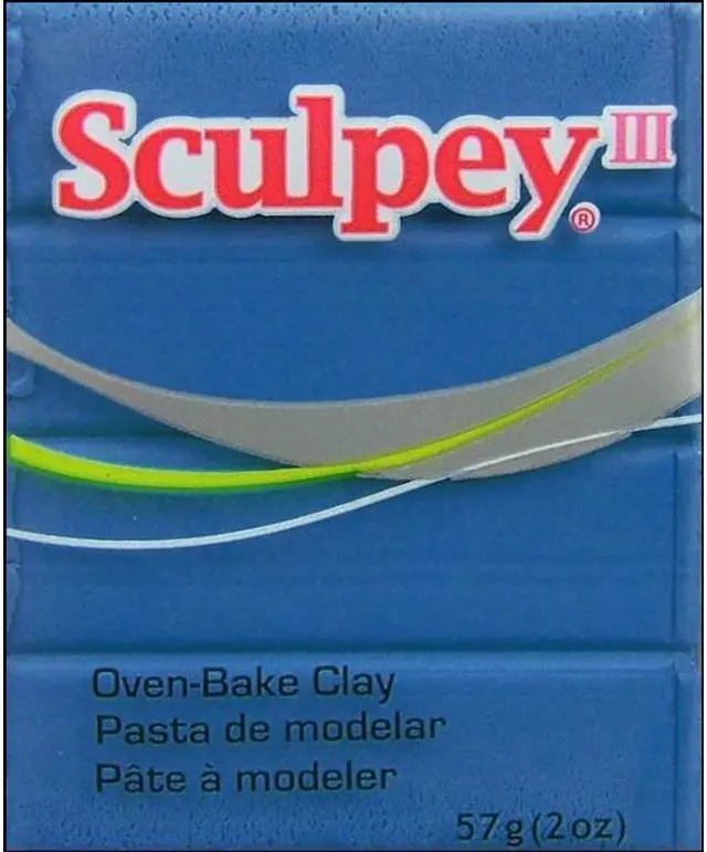 Alt view image 6 of 7 - Sculpey III Polymer Clay 2oz-Turquoise