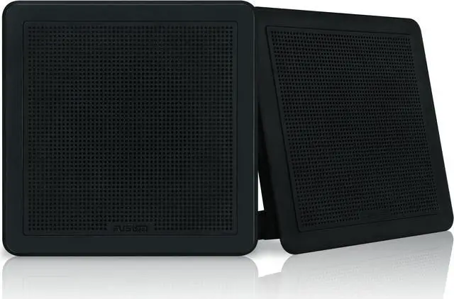 Main image of FUSION FM-F65SB 6.5 BLACK SQUARE FLUSH MOUNT SPEAKERS