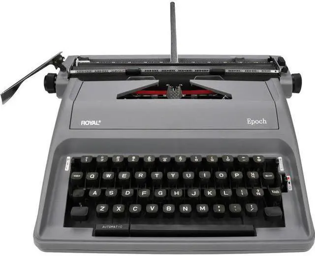 Alt view image 2 of 5 - Royal 79103Y EPOCH Manual 88-Character Typewriter, Gray