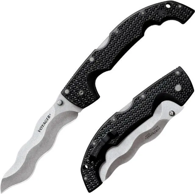 Alt view image 2 of 5 - COLD STEEL 29AXW COLD STEEL KRIS VOYAGER FOLDER 5.5 IN BLADE GRIV-EX HANDLE