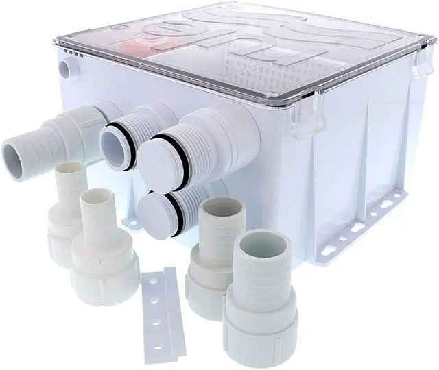 Main image of Rule Shower Drain Box W/1100 Gph Pump - 12V