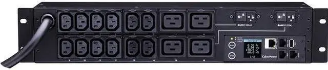 Main image of CYBERPOWER SYSTEMS USA PDU31008 MONITORED PDU 30A 240V 16OL IEC