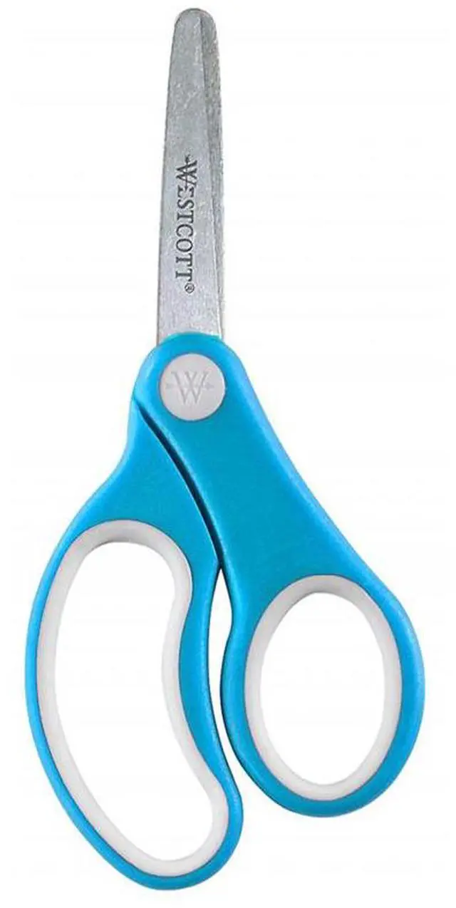 Alt view image 3 of 6 - Acme Kids Scissors Soft Handle Blunt 5" STST Blades/Assorted 14726