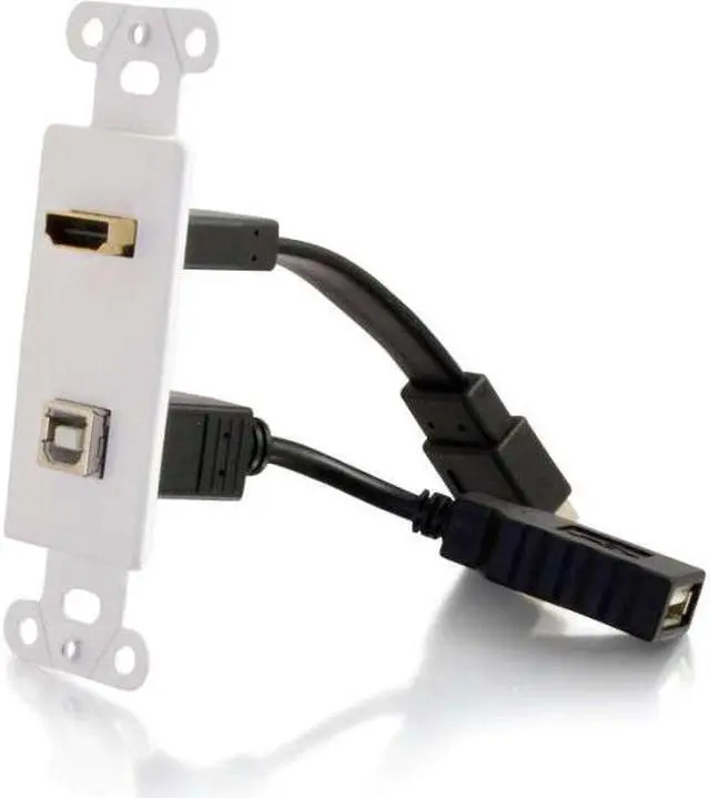 Main image of DECORA WALL PLATE HDMI/USB