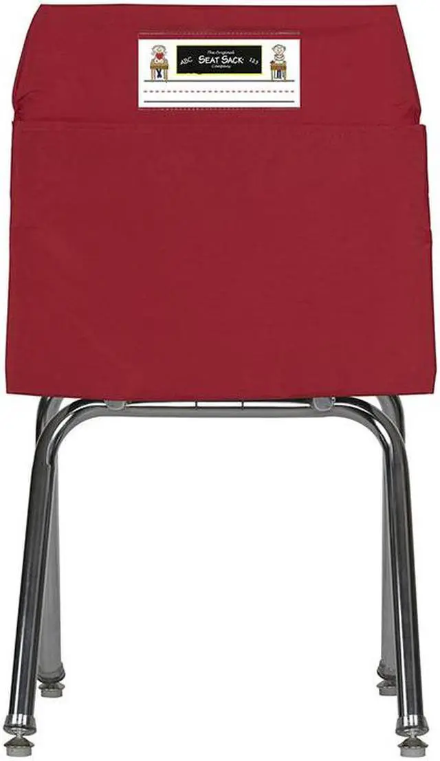 Alt view image 3 of 6 - seat sack storage pocket, standard, 14 inches, red