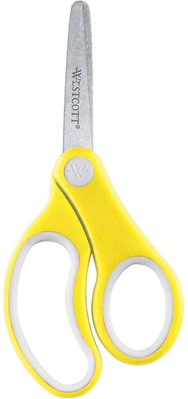 Alt view image 4 of 6 - Acme Kids Scissors Soft Handle Blunt 5" STST Blades/Assorted 14726